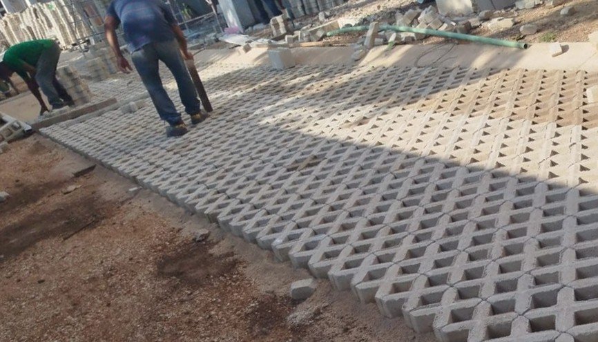 Colocación de adopasto - Servicio de construcción en Mérida